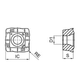 G-QPMG-P Shallow Hole Drill Inserts-Dedicated for Outer Inserts - Big-tools Industrial Supply Tools for Metal Cutting